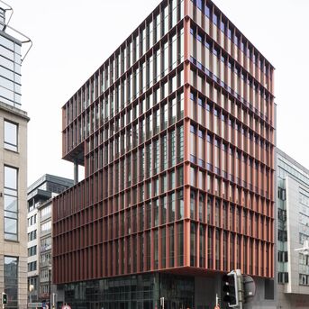 ConceptWall 50 Façades, MasterLine 8 Windows, ConceptSystem 77 Doors and CS 77 Fire Proof Doors - Science 12 located in Brussels, Belgium
