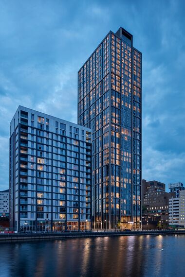 CW 65-EF Façades and ConceptSystem 77 Windows - The Lexington located in Liverpool, United Kingdom