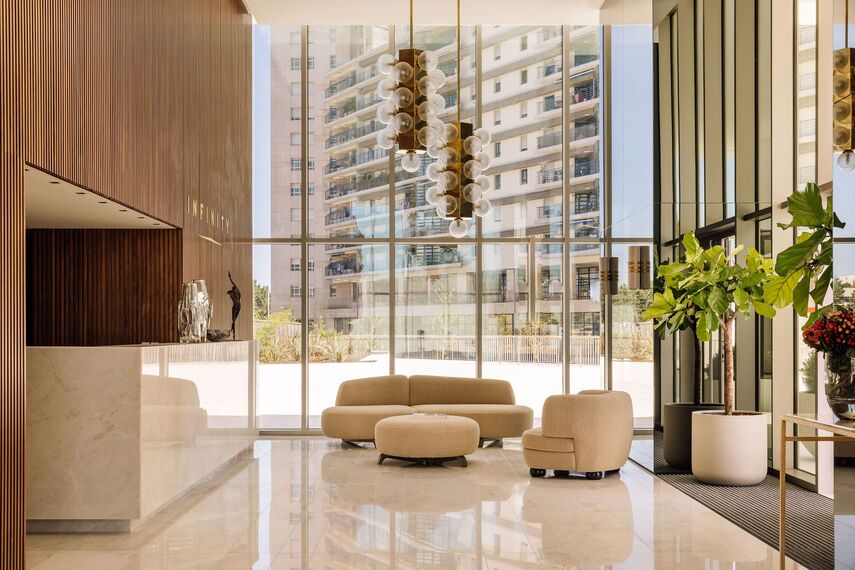 ConceptWall 60 Façades, ConceptSystem 77 Doors and CW 60 Hidden Vent Façades - Infinity located in Lisbon, Portugal