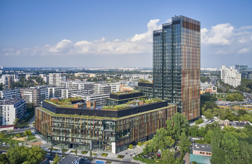 ConceptWall 50 Façades, MasterLine 8 Windows, MasterLine 8 Doors, CW 50-HI Façades and CW 50-SC Façades - Forest located in Warsaw, Poland
