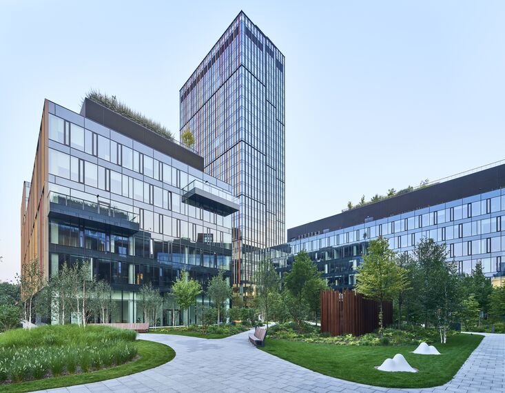 ConceptWall 50 Façades, MasterLine 8 Windows, MasterLine 8 Doors, CW 50-HI Façades and CW 50-SC Façades - Forest located in Warsaw, Poland