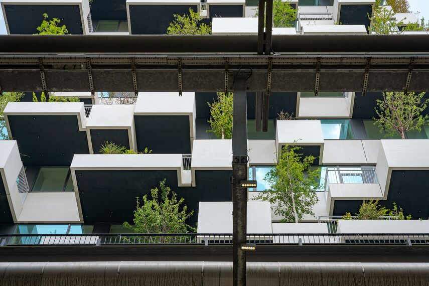 SlimLine 38 Windows, SlimLine 38 Doors and ConceptWall 50 Façades - Trudo Tower Vertical Forest located in Eindhoven, The Netherlands