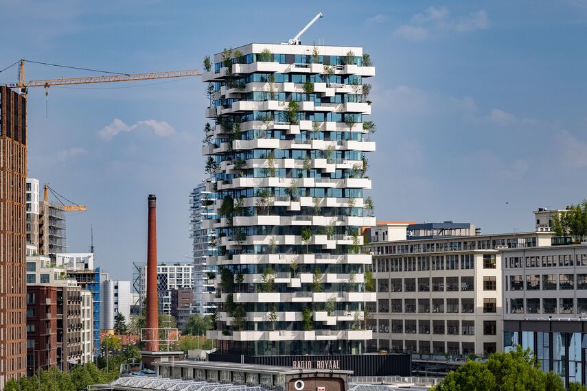 SlimLine 38 Windows, SlimLine 38 Doors and ConceptWall 50 Façades - Trudo Tower Vertical Forest located in Eindhoven, The Netherlands