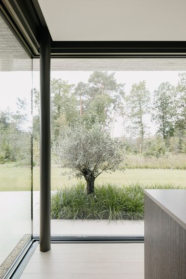 MasterLine 8 Windows, MasterLine 8 Doors, MasterPatio Sliding & Folding and MasterLine 8 HI Windows - Low-Energy Home Keerbergen located in Keerbergen, Belgium