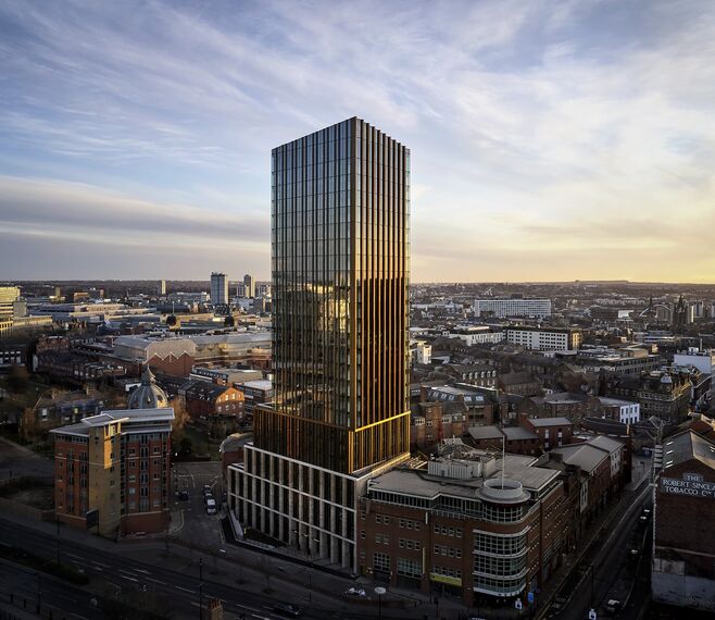 CW 65-EF Façades - Hadrian's Tower located in Newcastle upon Tyne, United Kingdom