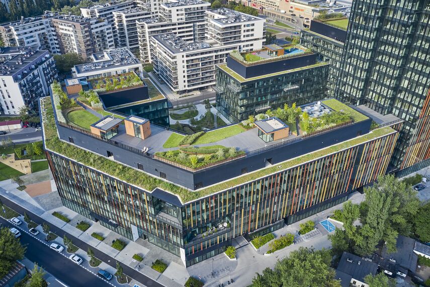 ConceptWall 50 Façades, MasterLine 8 Windows, MasterLine 8 Doors, CW 50-HI Façades and CW 50-SC Façades - Forest located in Warsaw, Poland