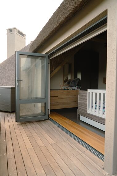 ConceptFolding 77 Sliding & Folding, MasterPatio Sliding & Folding, MasterLine 8 Windows, Mosquito Complementary Systems, MasterLine 8 Doors and MasterLine 8 Pivot Door Doors - Bush House located in Herbertsdale, South-Africa