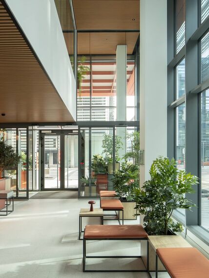 ConceptWall 50 Façades, MasterLine 8 Windows, ConceptSystem 77 Doors and CS 77 Fire Proof Doors - Science 12 located in Brussels, Belgium