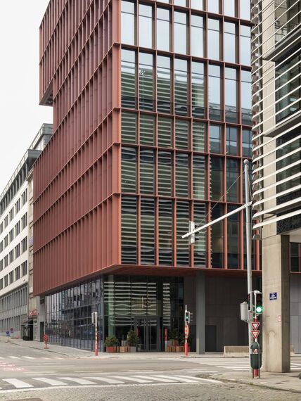 ConceptWall 50 Façades, MasterLine 8 Windows, ConceptSystem 77 Doors and CS 77 Fire Proof Doors - Science 12 located in Brussels, Belgium