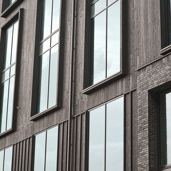 TimberWall 50 Façades - Habitat 7 located in Gothenburg, Sweden