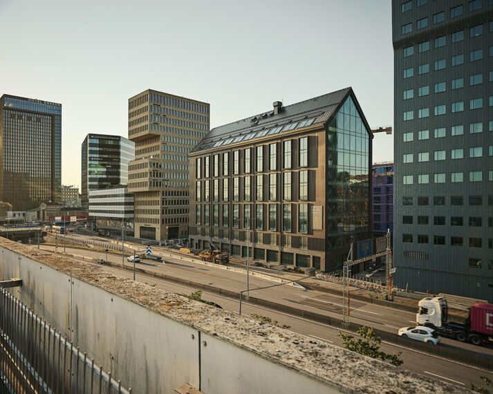 TimberWall 50 Façades - Habitat 7 located in Gothenburg, Sweden