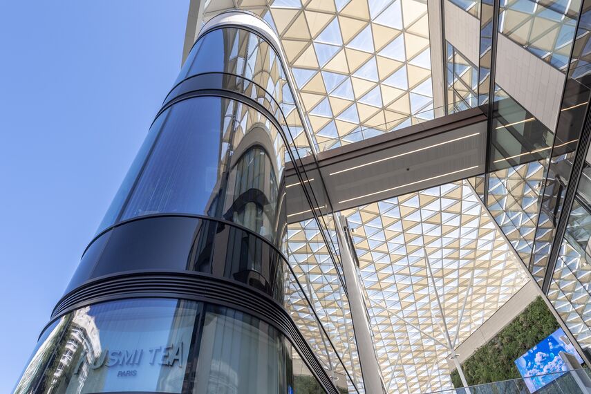 ConceptFolding 77 Sliding & Folding and CW 50-SC Façades - Shopping centre Le Prado located in Marseille, France