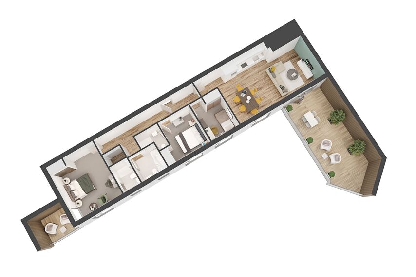 SlimLine 68 Windows, ConceptWall 50 Façades, ConceptFolding 68 Sliding & Folding and ConceptPatio 130 Sliding & Folding - Residental/Project Regency Place located in Birmingham, United Kingdom