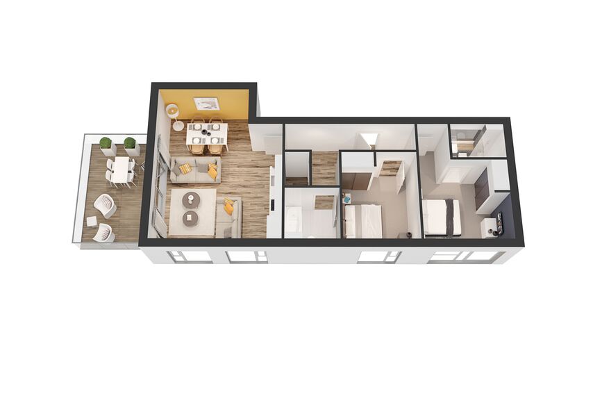 SlimLine 68 Windows, ConceptWall 50 Façades, ConceptFolding 68 Sliding & Folding and ConceptPatio 130 Sliding & Folding - Residental/Project Regency Place located in Birmingham, United Kingdom