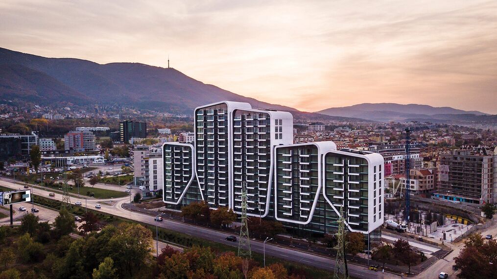 ConceptWall 50 Façades and ConceptSystem 77 Windows - Apartmentcomplex A3 Advanced Architecture Apartments located in Sofia, Bulgaria