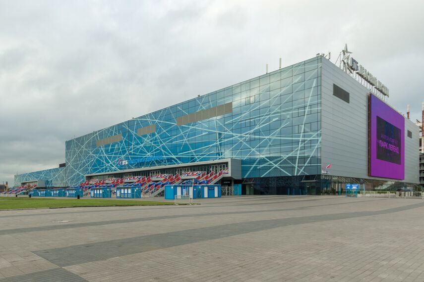 ConceptWall 50 Façades, ConceptSystem 77 Windows and CW 50-SC Façades - Sports Ice Palace Arena of Legends located in Moscow, Russia