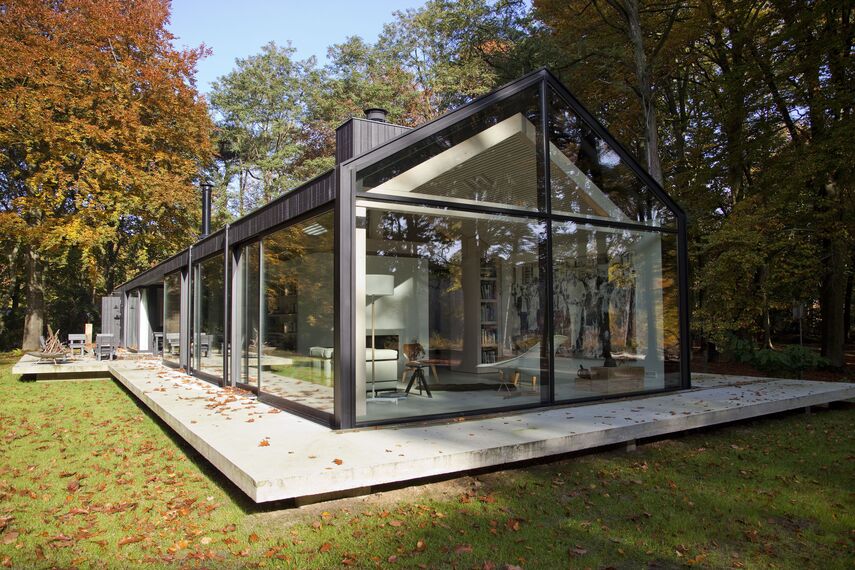 ConceptPatio 130 Sliding & Folding, ConceptSystem 77 Windows and ConceptWall 50 Façades - House The Brouwhuis located in Oisterwijk, The Netherlands