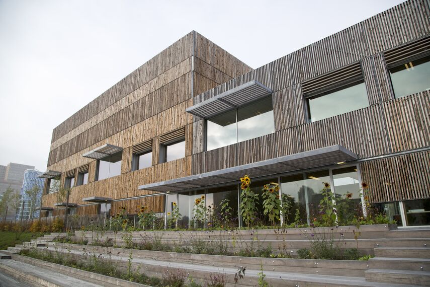 SlimLine 38 Windows - Boarding school Children's Campus Zuidas located in Amsterdam, The Netherlands