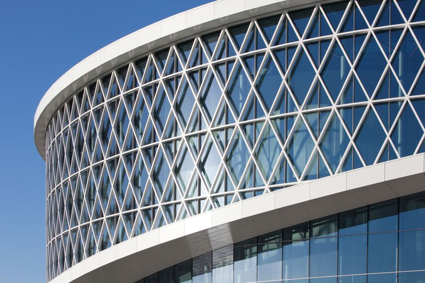 ConceptSystem 77 Windows and ConceptWall 50 Façades - Office building Barco One Campus located in Kortrijk, Belgium