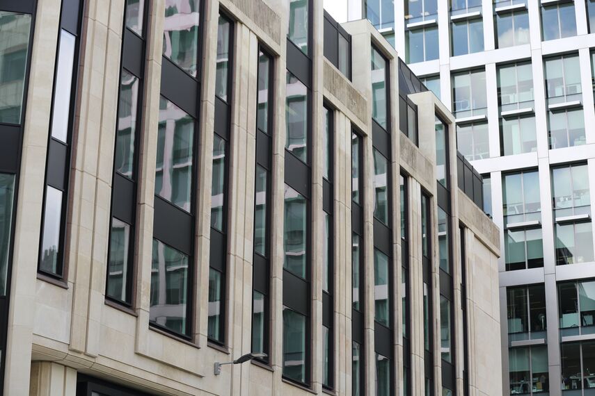 ConceptWall 50 Façades - Office building 1 Aldermanbury Square located in London, United Kingdom