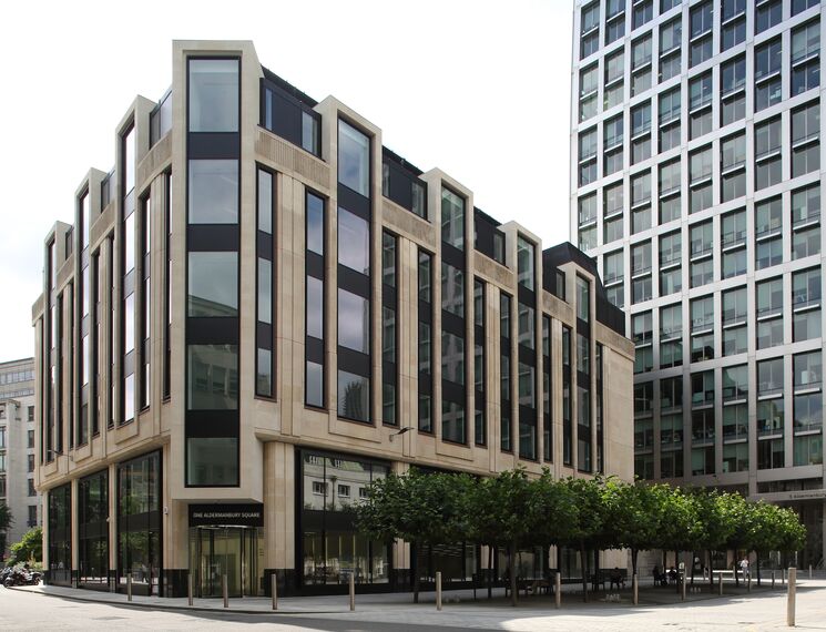 ConceptWall 50 Façades - Office building 1 Aldermanbury Square located in London, United Kingdom