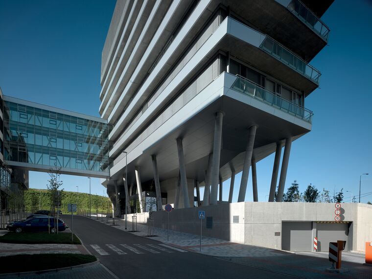 ConceptWall 50 Façades - Business center Zápádní město (city west) located in Prague, Czech Republic