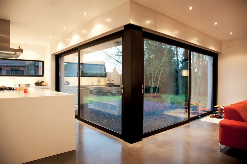 ConceptPatio 130 Sliding & Folding and CS 86-HI (c) Cancelled Systems - Villa Passive House located in Ath, Belgium