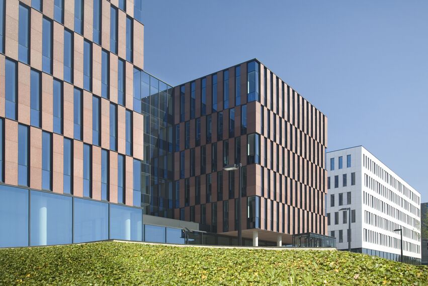 ConceptWall 60 Façades - Office building Tiensevest Office Complex located in Leuven, Belgium