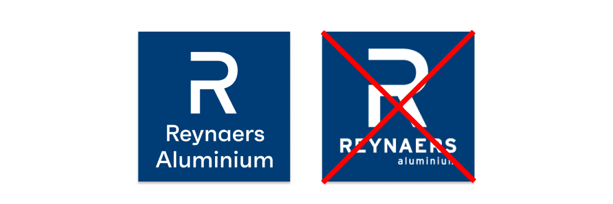 Reynaers logo old versus new