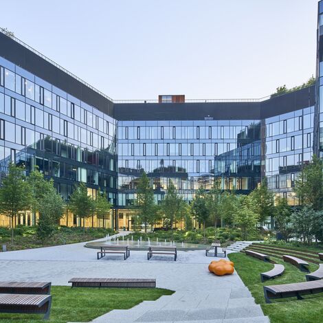 ConceptWall 50 Façades, MasterLine 8 Windows, MasterLine 8 Doors, CW 50-HI Façades and CW 50-SC Façades - Forest located in Warsaw, Poland