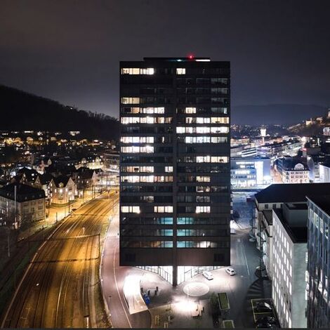 MasterPatio Sliding & Folding, MasterLine 8 Windows and MasterLine 8 Doors - Akara Tower located in Baden, Switzerland