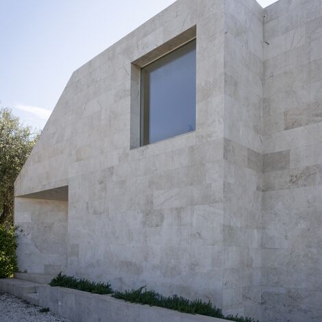 SlimLine 38 Windows, SlimLine 38 Doors and ConceptPatio 130 Sliding & Folding - Stone House located in Fiano Romano, Italy
