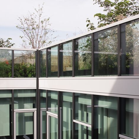 SlimLine 38 Windows, SlimLine 38 Doors and CW 50-SL Façades - Villa Malevart located in Paris, France