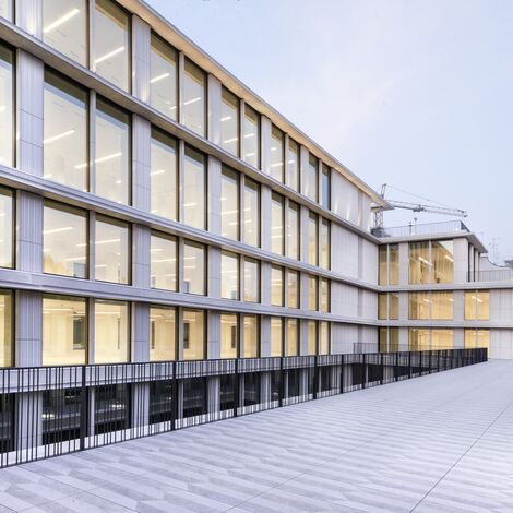 MasterLine 8-HI Doors, SlimLine 38 HI Windows, CS 77 Fire Proof Doors, CW 50-HI Façades and CW 50 ALU ON STEEL Façades - Spiga26 located in Milan, Italy