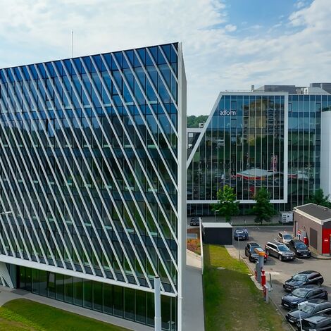 CW 50-HI Façades, MasterLine 8 HI Windows and MasterLine 8-HI Doors - Sporto 16 located in Vilnius, Lithuania