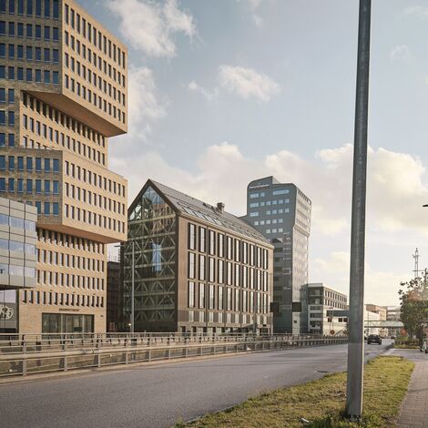 TimberWall 50 Façades - Habitat 7 located in Gothenburg, Sweden