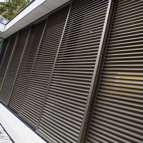 BriseSoleil 40 Solar Shading, HiFinity Sliding & Folding and CS 86-HI (c) Cancelled Systems - Swimming pool Poolhouse Bergen located in Bergen, The Netherlands