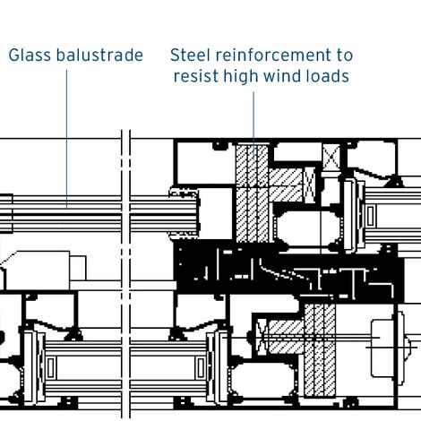 ConceptSystem 77 Windows and ConceptSystem 77 Doors - Apartmentcomplex Estoril sol residence complex located in Cascais, Portugal
