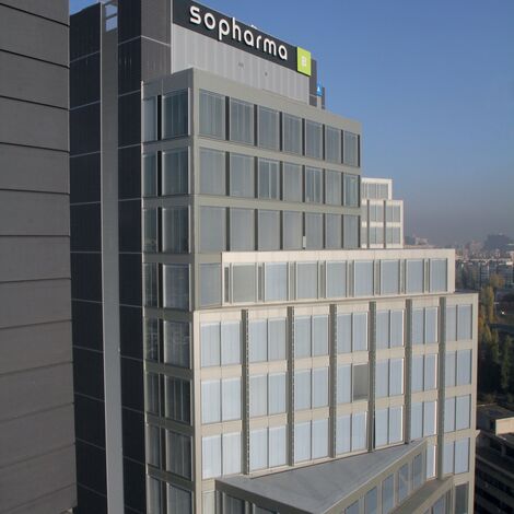 CW 86 Standard Façades and CW 86-EF Façades - Business center Sopharma Litex Business Towers located in Sofia, Bulgaria