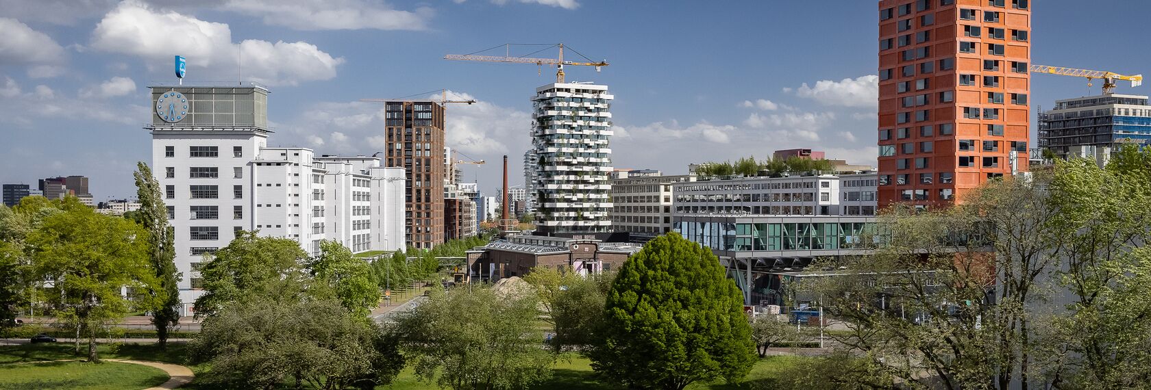 SlimLine 38 Windows, SlimLine 38 Doors and ConceptWall 50 Façades - Trudo Tower Vertical Forest located in Eindhoven, The Netherlands
