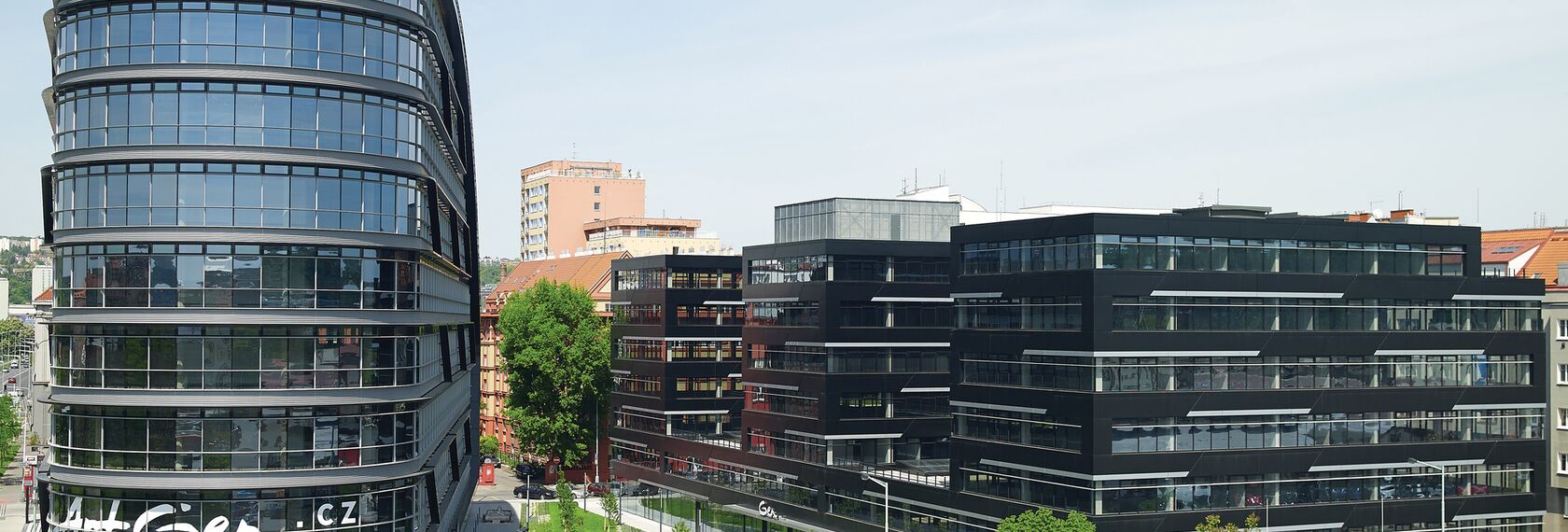 CS 86-HI (c) Cancelled Systems and ConceptWall 50 Façades - Office building ArtGen located in Prague, Czech Republic