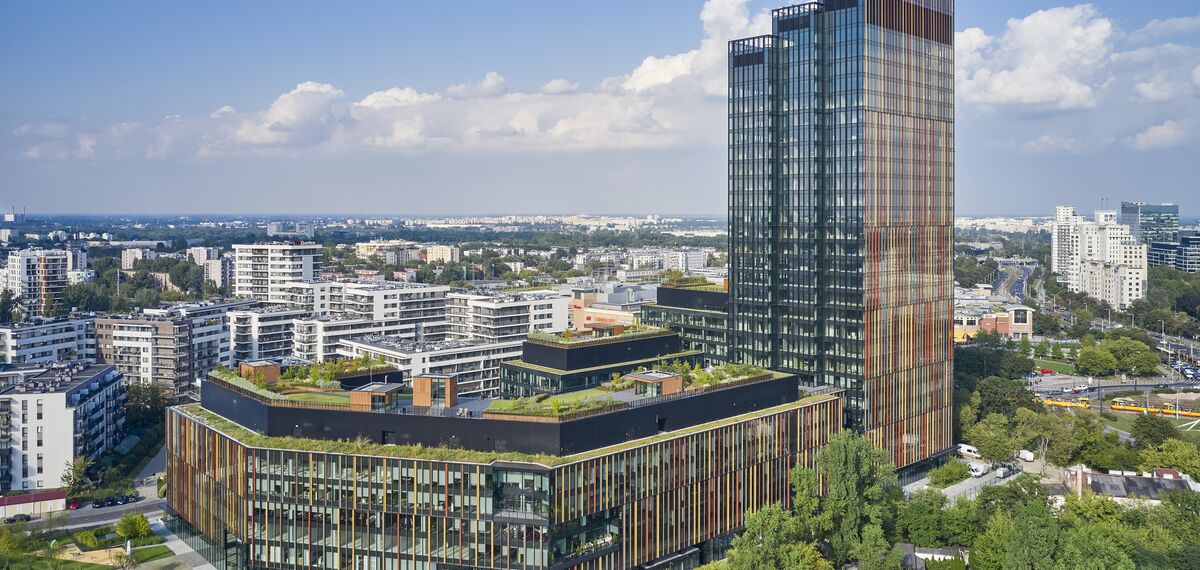 ConceptWall 50 Façades, MasterLine 8 Windows, MasterLine 8 Doors, CW 50-HI Façades and CW 50-SC Façades - Forest located in Warsaw, Poland