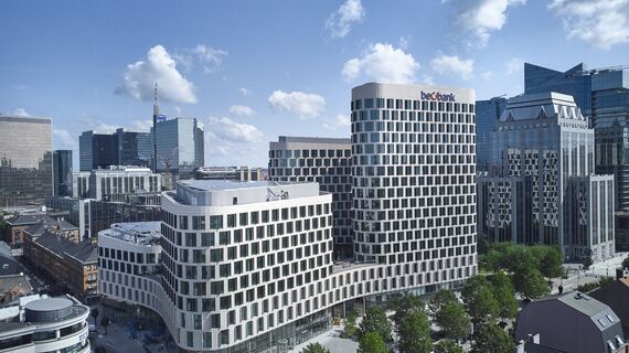 ConceptWall 50 Façades, ConceptWall 86 Façades, CW 86 Standard Façades and CW 86-EF Façades - Quatuor Brussels: Sustainable Architecture located in Brussels, Belgium