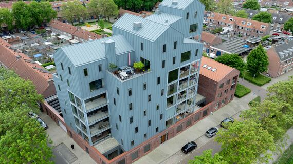 SlimLine 38 Windows, ConceptPatio 130 Sliding & Folding and ConceptPatio 155 Sliding & Folding - Wolstad Piushaven located in Tilburg, The Netherlands