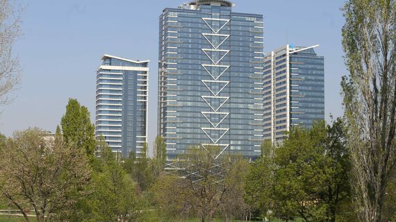 CW 86 Standard Façades and CW 86-EF Façades - Apartmentcomplex Millennium Centre Towers located in Sofia, Bulgaria