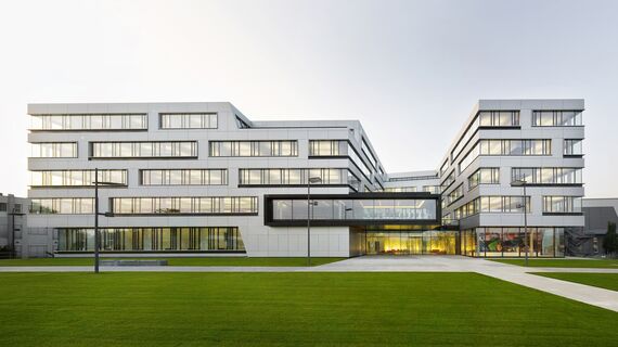 ConceptWall 50 Façades - Business center S.Oliver Administrative Headquarters located in Rottendorf, Germany