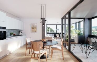 MasterPatio Sliding & Folding, MasterLine 8 Windows and MasterLine 8 Doors - Akara Tower located in Baden, Switzerland