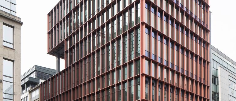 ConceptWall 50 Façades, MasterLine 8 Windows, ConceptSystem 77 Doors and CS 77 Fire Proof Doors - Science 12 located in Brussels, Belgium